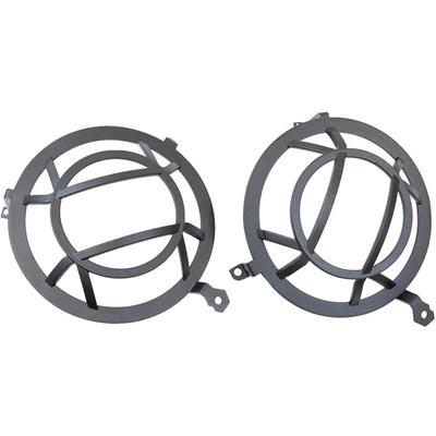 Fishbone Offroad Fishbone Aluminum Headlight Guards Jeep Wrangler JL 2018 - 2020 Black Textured FB21120