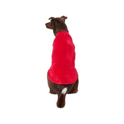 Frisco Stretchy Dog & Cat Fleece Vest, Red, X-Small