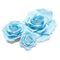 Red Barrel Studio® 3 Piece Rose Foam Flower Wall Decor Set in Blue | 16 H x 16 W x 6.5 D in | Wayfair 01A4AC095A604609A04AE71EEA9AD78A