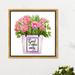 Art Remedy Floral & Botanical Romantic Vibes Flower - Graphic Art Print Wood/Metal in Brown | 40 H x 40 W x 1.5 D in | Wayfair