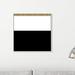 Mercer41 Abstract Color Block Geometric Rectangle - Graphic Art Print on Canvas in Black/White | 24 H x 24 W x 1.5 D in | Wayfair