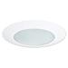 Nicor 05795 - 6" White Albalite Lens Trim (17575)