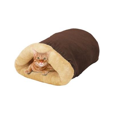 Jespet GooPaws Covered Cat & Dog Bed, Brown