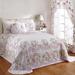 Bloomfield Collection in Floral Design Tufted Chenille Bedspread by Better Trends in Rose (Size KING)