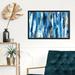 Art Remedy Abstract Lapis Flowing Blues - Painting Print on Canvas in Black | 30 H x 45 W x 1.5 D in | Wayfair 33305_45x30_CANV_BFL