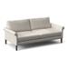Greyleigh™ Logan 77.5" Rolled Arm Sofa Polyester/Other Performance Fabrics in Gray/Black | 33 H x 77.5 W x 36.75 D in | Wayfair