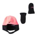 Nike Accessories | Nike Infant Baby Girl Fleece Hat And Mittens | Color: Black/Pink | Size: 12-24 Months