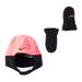 Nike Accessories | Nike Infant Baby Girl Fleece Hat And Mittens | Color: Black/Pink | Size: 12-24 Months