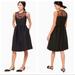Kate Spade Dresses | Kate Spade Embroidered Mikado Dress | Color: Black | Size: 4