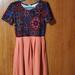 Lularoe Dresses | Lularoe Amelia Dress | Color: Orange/Red | Size: Xl