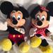 Disney Other | Mickey Minnie 10”Mouse Plush Disney Land | Color: Black | Size: Osg