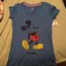 Disney Tops | Nwt Disney Mickey Women’s T Shirt | Color: Blue | Size: Xs