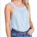 Free People Tops | Free People Oversized Square Neck Tank Top | Color: Blue | Size: Xs