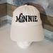 Disney Accessories | Disney Minnie Mouse Baseball Hat Cap | Color: Black/White | Size: Os