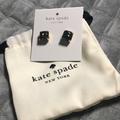 Kate Spade Jewelry | Kate Spade Studs | Color: Black/Blue | Size: .25” Wide