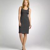 J. Crew Dresses | J. Crew Charcoal Wool Shift Dress | Color: Gray | Size: 4