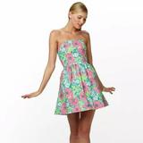 Lilly Pulitzer Dresses | Lilly Pulitzer Lottie Dress Bloomin Cacoonin | Color: Green/Pink | Size: 10