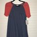 Lularoe Dresses | Lularoe Carly Dress | Color: Blue/Red | Size: S