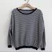 Brandy Melville Sweaters | Brandy Melville Striped Sweater | Color: Blue/White | Size: One Size Fits Most