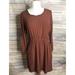 Madewell Dresses | Madewell Broadway Broome Rust Brown Dress | Color: Brown/Orange | Size: 10