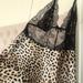 Victoria's Secret Intimates & Sleepwear | Cheetah Print Silk & Lace Teddy | Color: Black | Size: M