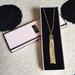 Victoria's Secret Jewelry | Nib Victoria’s Secret Gold Tassel Necklace | Color: Gold | Size: Os