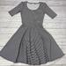Lularoe Dresses | Lularoe Ana Black And White Stripes Dress Size:Xs | Color: Black/White | Size: Xs