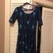 Lularoe Dresses | Lularoe Nicole - Blue | Color: Blue | Size: M