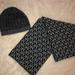 Michael Kors Accessories | Michael Kors Beanie And Scarf | Color: Black/Gray | Size: Os