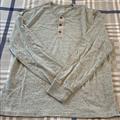 J. Crew Shirts | J. Crew Long Sleeve Henley Xl | Color: Gray | Size: Xl