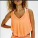 Free People Tops | Freepeople Pretty Lil Running Topcropped Scalloped | Color: Orange | Size: M