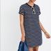 Madewell Dresses | Madewell Striped Pocket Tee Dress | Color: Blue/White | Size: S