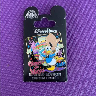 Disney Other | Disney Cinco De Mayo 2015 Limited Edition Pin | Color: White | Size: Os