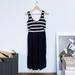 J. Crew Dresses | J. Crew Striped Top Pleated Sundress Size 0 | Color: Black/White | Size: 0