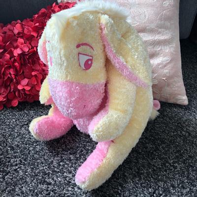 Disney Other | Disney’s Eeyore Stuffed Animal | Color: Pink/Yellow | Size: Os