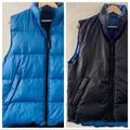 J. Crew Jackets & Coats | J.Crew Down Reversible Vest Size Men’s S | Color: Black/Blue | Size: S