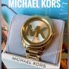 Michael Kors Accessories | Nwt Michael Kors Gold Tone Logo Watch | Color: Gold | Size: Os