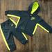 Nike Matching Sets | Boys Nike Therma-Fit Hooded Jacket And Pants Set | Color: Gray/Yellow | Size: 24mb