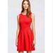 J. Crew Dresses | J.Crew Sleeveless Pleated A-Line Dress | Color: Orange/Red | Size: 6