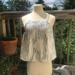 Anthropologie Tops | Last Chance Magical Anthropologie Sparkle Metallic Tank Top | Color: Silver | Size: S