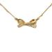 Kate Spade Jewelry | Kate Spade Gold Ribbon Necklace | Color: Gold | Size: 18”