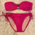 Victoria's Secret Swim | Hot Pink Victoria Secrets Bathing Suit | Color: Pink | Size: L