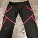 Under Armour Pants & Jumpsuits | Capri Leggings | Color: Gray/Pink | Size: L