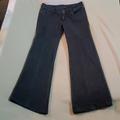 Michael Kors Jeans | Michael Kors Denim Blue Jeans Wide Leg Flare Pants Sz 6 Low/Mid Rise Two Buttons | Color: Blue | Size: 6