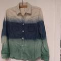 Free People Tops | Free People Shirt | Color: Blue/Green | Size: Xs