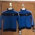 Adidas Jackets & Coats | New With Tags Adidas Athletic Zip Jacket Sz 5 & 6 | Color: Black/Blue | Size: Various