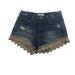 Free People Shorts | Fp Free People Boho Festival Denim Shorts Size 25 | Color: Blue | Size: 25