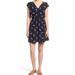 Madewell Dresses | Madewell Navy Blue Floral Dress | Color: Blue/Purple | Size: S