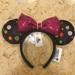 Disney Accessories | Disney Pink Sequins Bow Minnie Mouse Headband | Color: Pink/Red | Size: Os