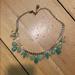 Kate Spade Jewelry | Kate Spade Green And Gold Statement Necklace | Color: Gold/Green | Size: 16in